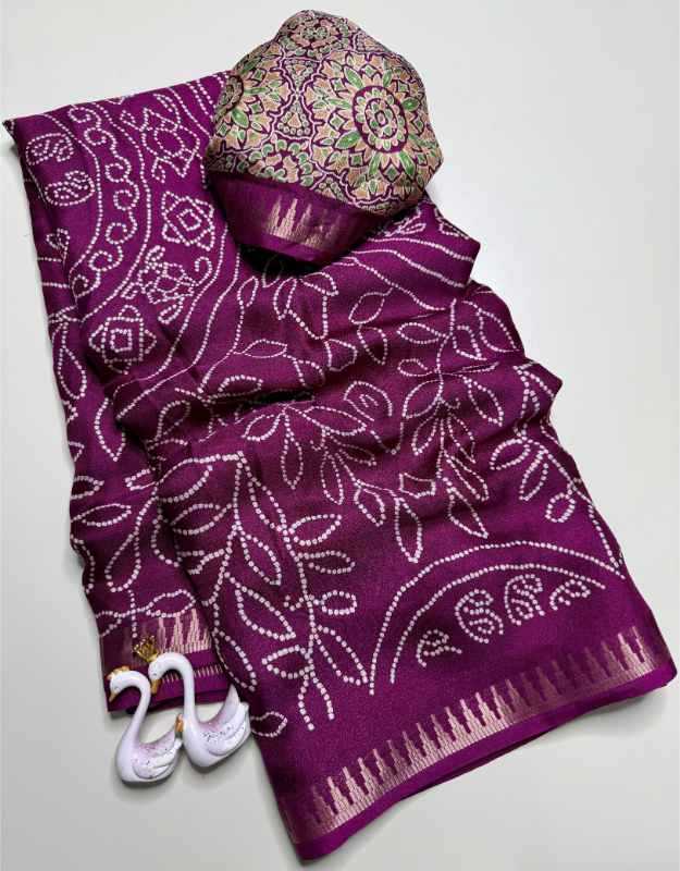 Item Jacquard Printed Saree