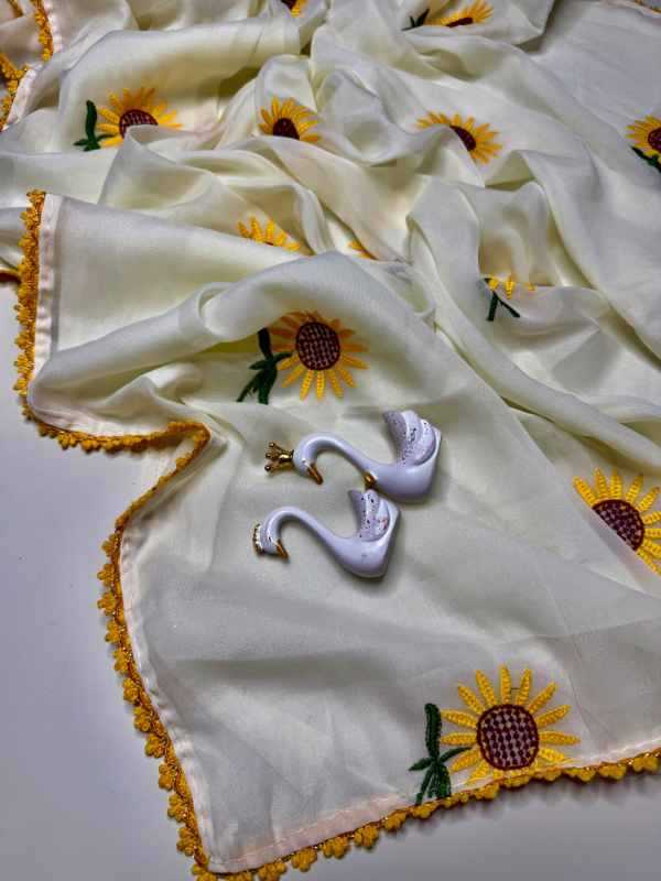 Lace Georgette Saree