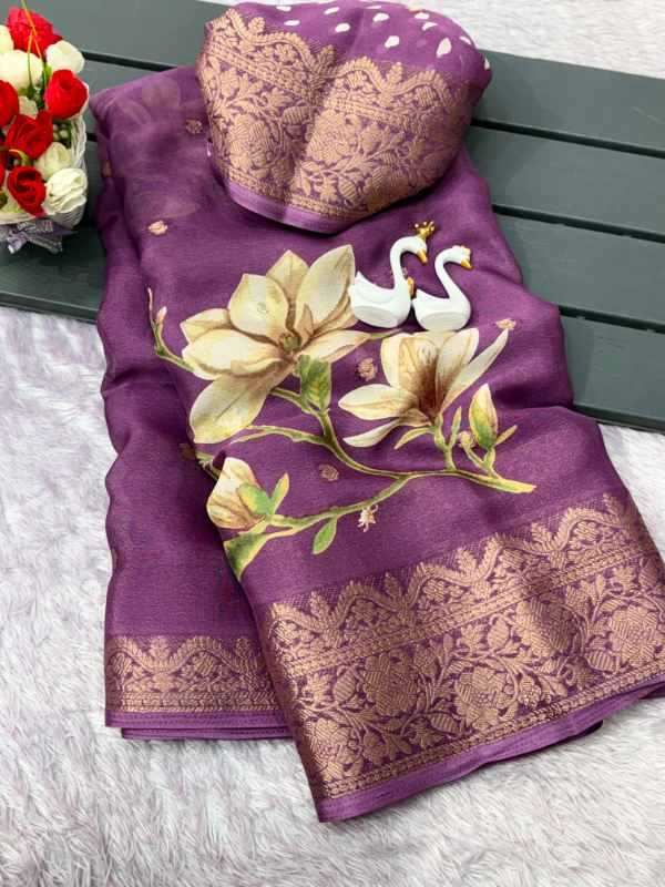 Lian Crepe Designer Saree