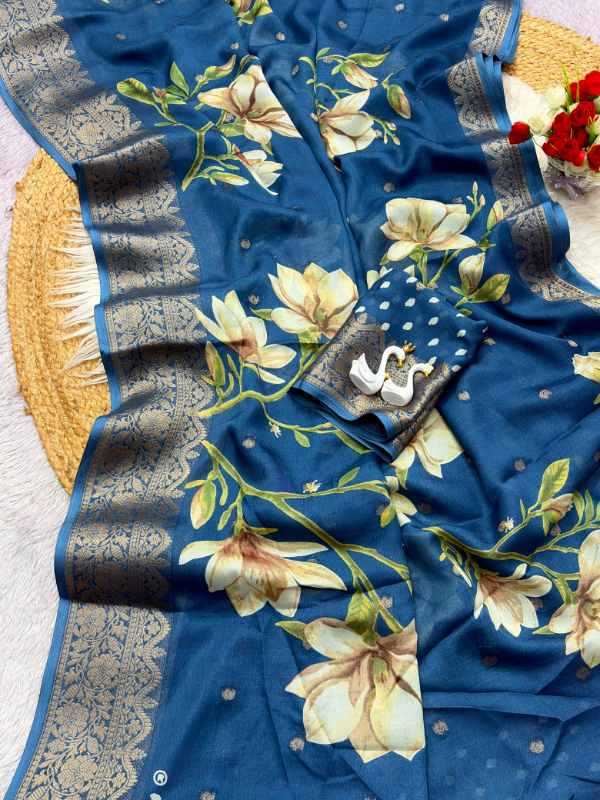 Lian Crepe Designer Saree
