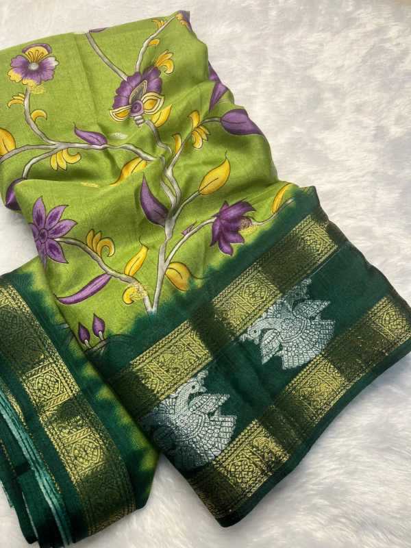 Patta Dola Silk Printed Saree