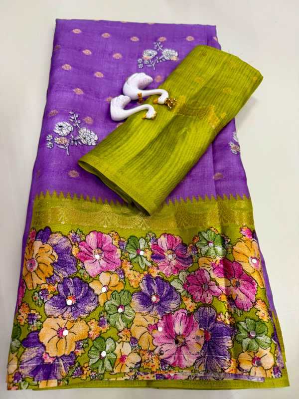 Prem Crepe Butta Saree