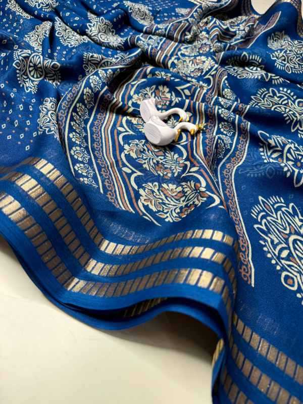 PVA Georgette Designer Saree