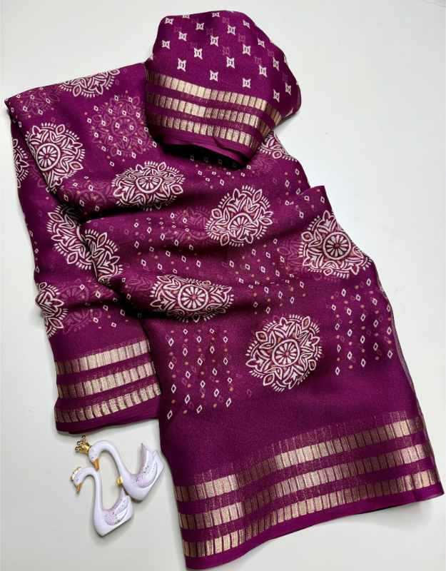 PVA Premium Georgette Designer Saree
