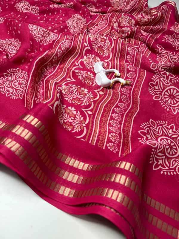PVA Premium Georgette Designer Saree