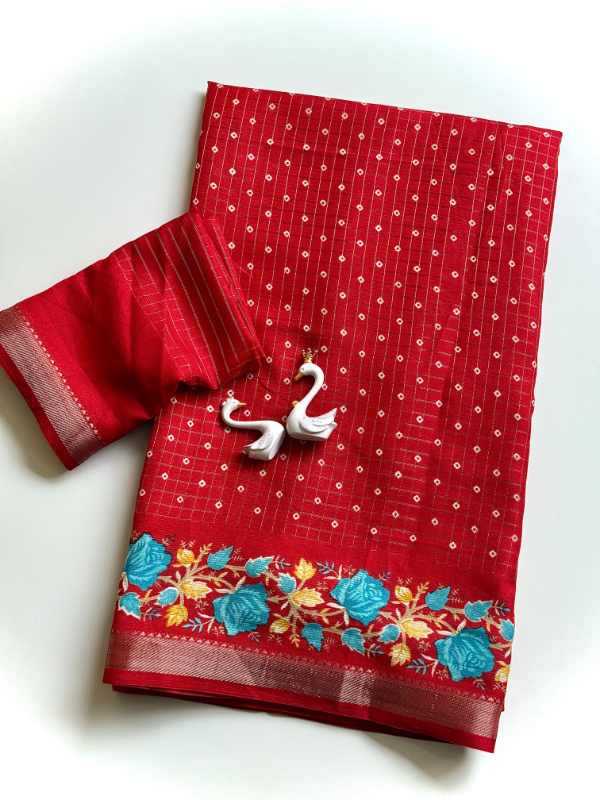 PVA Premium Silk Designer Saree JT-147199