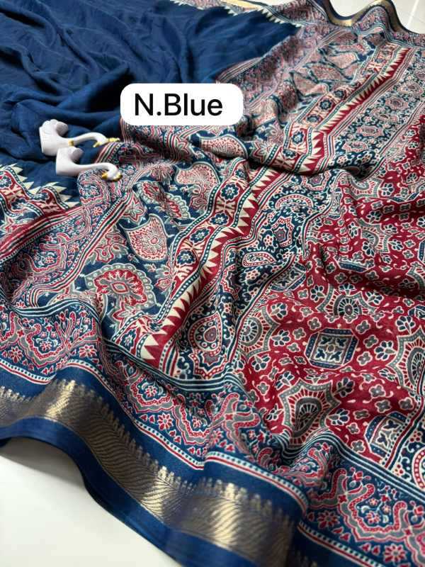 PVA Soft Silk Designer Saree