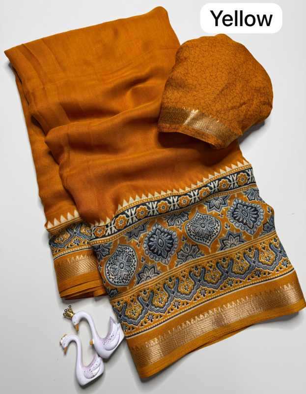 PVA Soft Silk Designer Saree