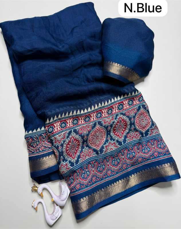 PVA Soft Silk Designer Saree