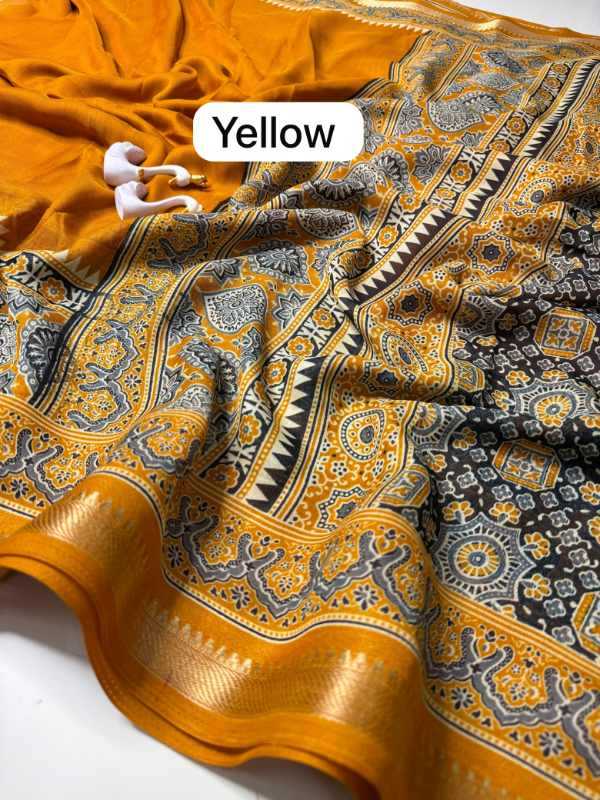 PVA Soft Silk Designer Saree