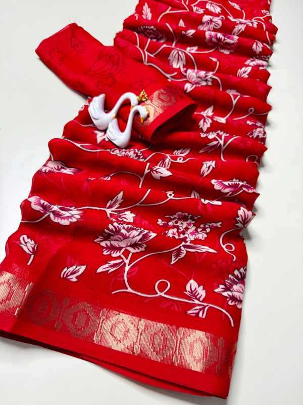 Queen Soft Silk Designer Saree