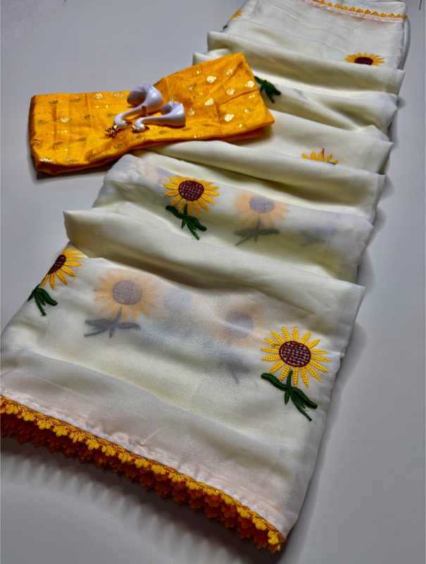 Rasi Georgette Saree
