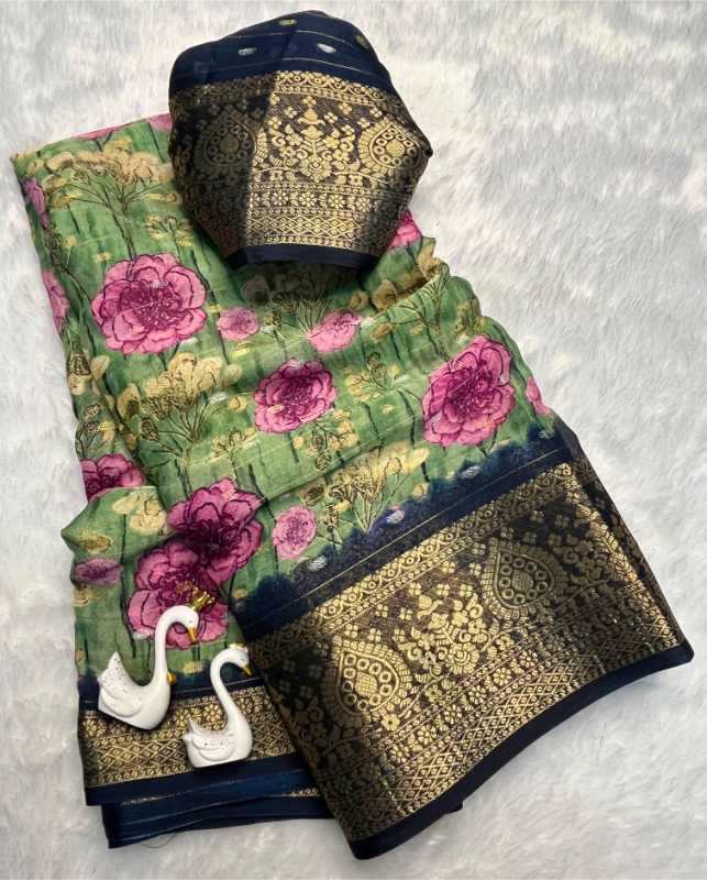 Rice Mysore Silk Designer Saree