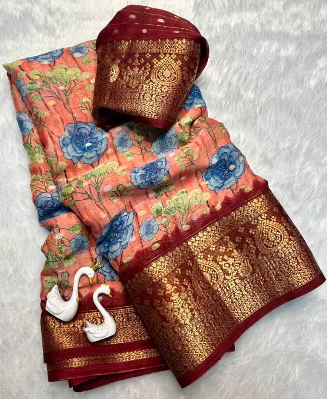 Rice Mysore Silk Designer Saree