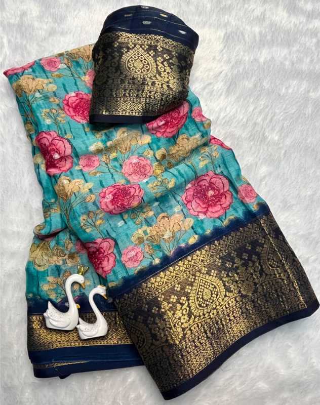 Rice Mysore Silk Designer Saree