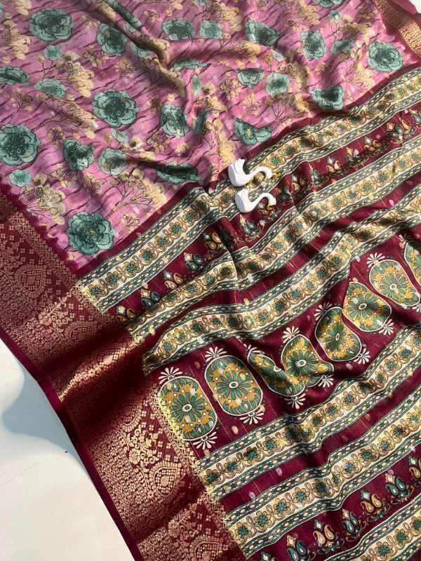 Rice Mysore Silk Designer Saree