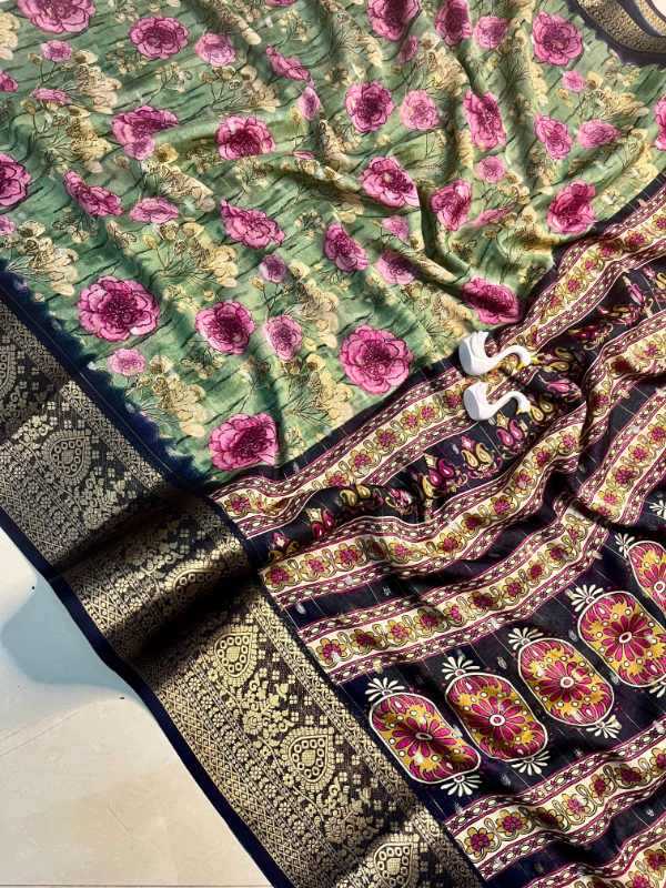 Rice Mysore Silk Designer Saree