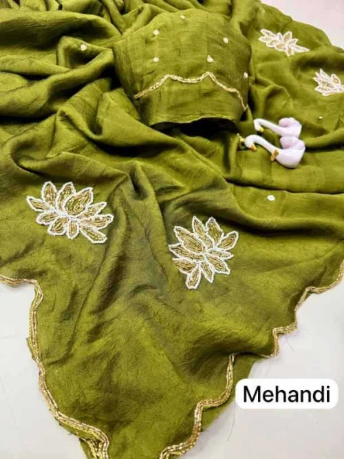 Rich Rangoli Silk Designer Saree