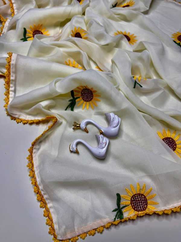 Sun Georgette Saree