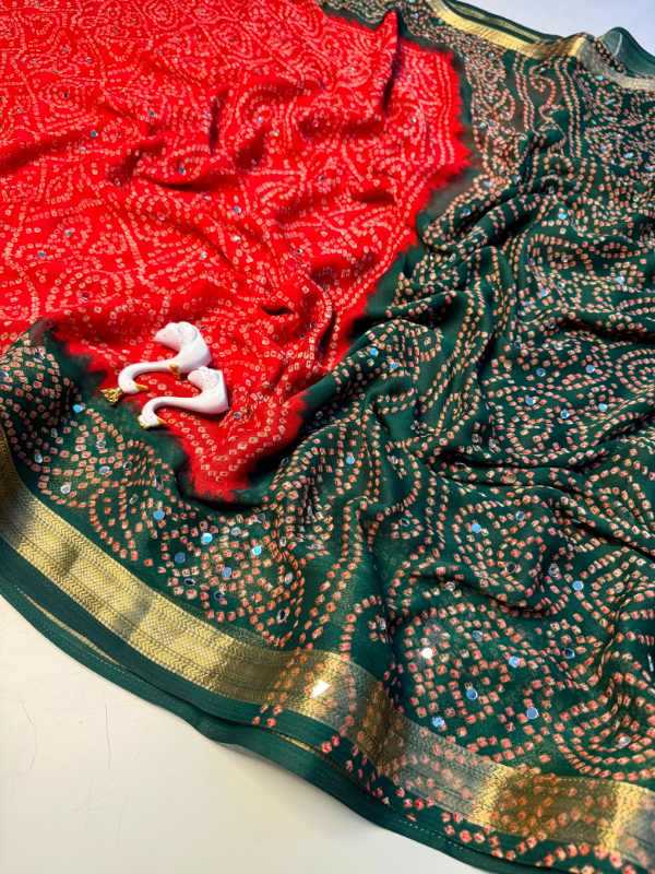 Super Premium Georgette Designer Saree