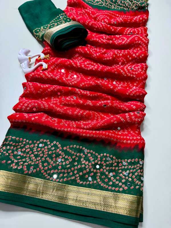 Super Premium Georgette Designer Saree
