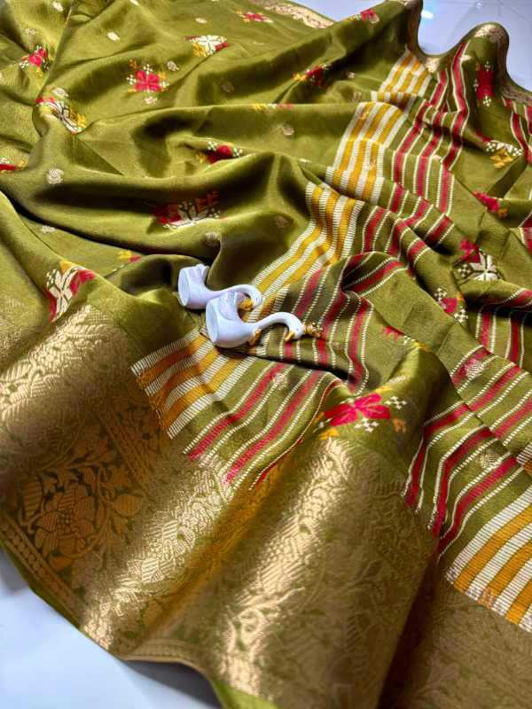 TED Crepe Designer Saree