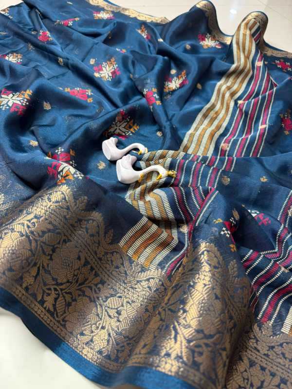 TED Crepe Designer Saree