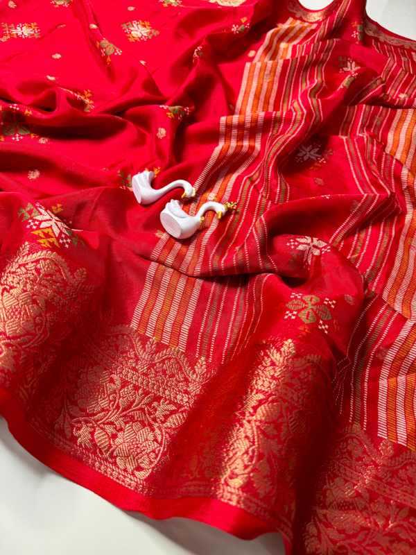 TED Crepe Designer Saree