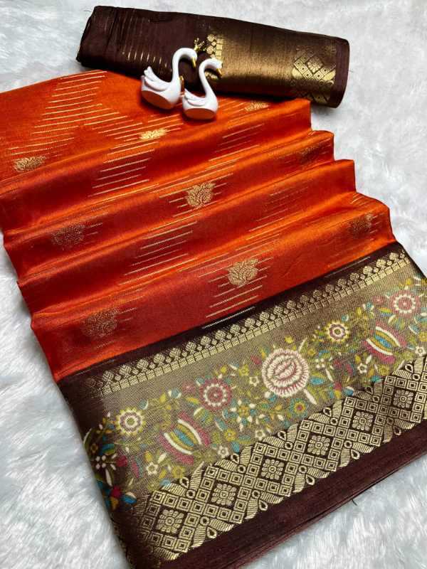 Tival Dola Silk Butta Saree
