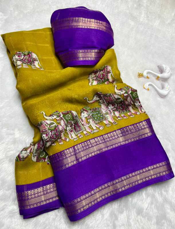 Vals Mysore Silk Designer Saree