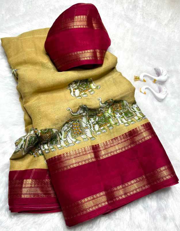 Vals Mysore Silk Designer Saree