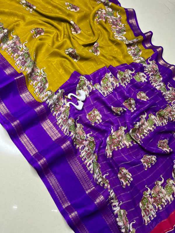 Vals Mysore Silk Designer Saree
