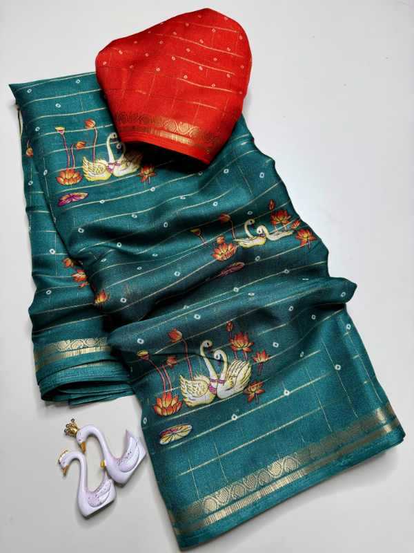 Woven Silk Embroidered Saree