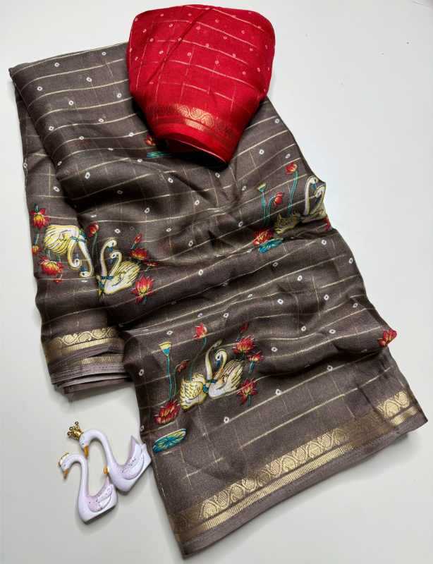 Woven Silk Embroidered Saree
