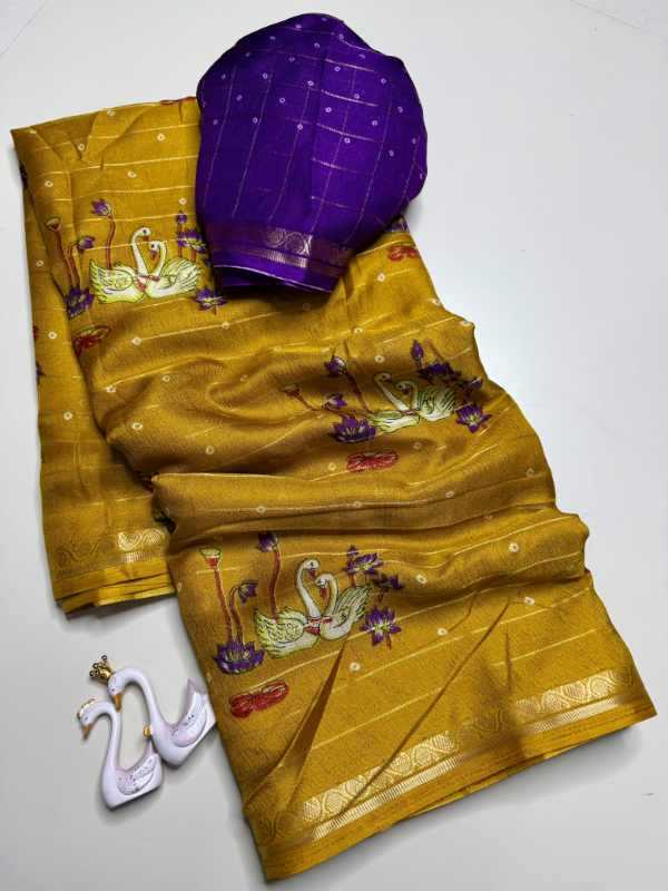 Woven Silk Embroidered Saree