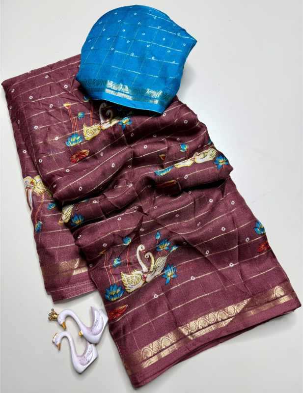 Woven Silk Embroidered Saree