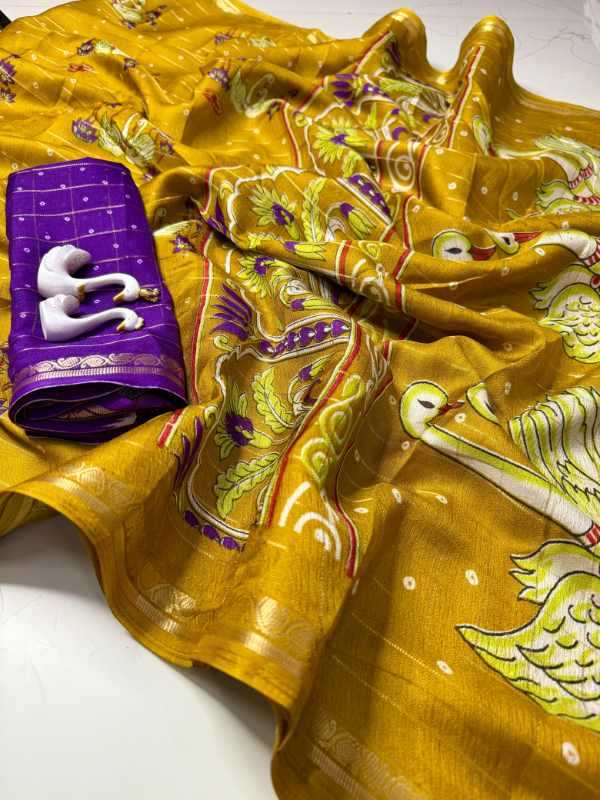 Woven Silk Embroidered Saree