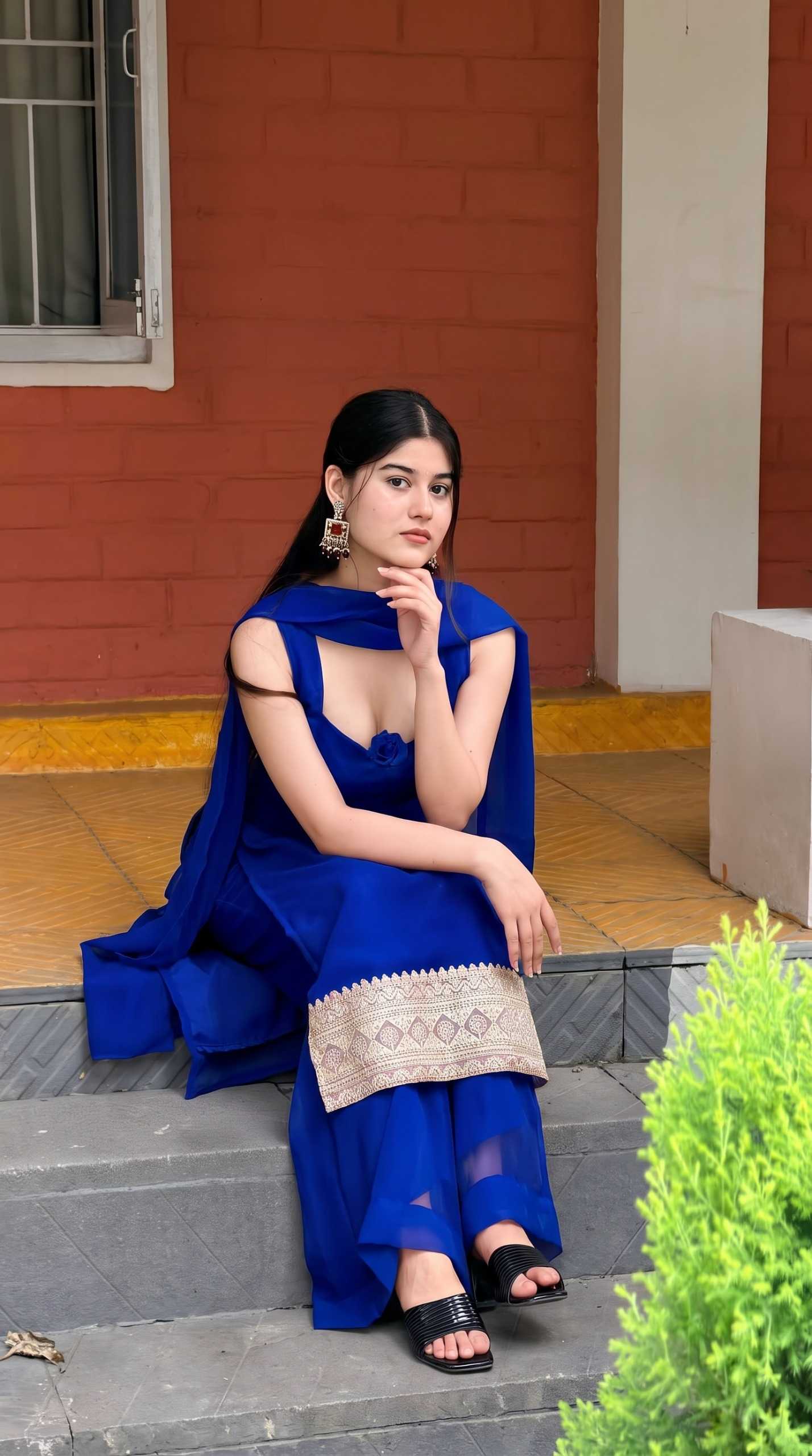Faux Georgette Kurti