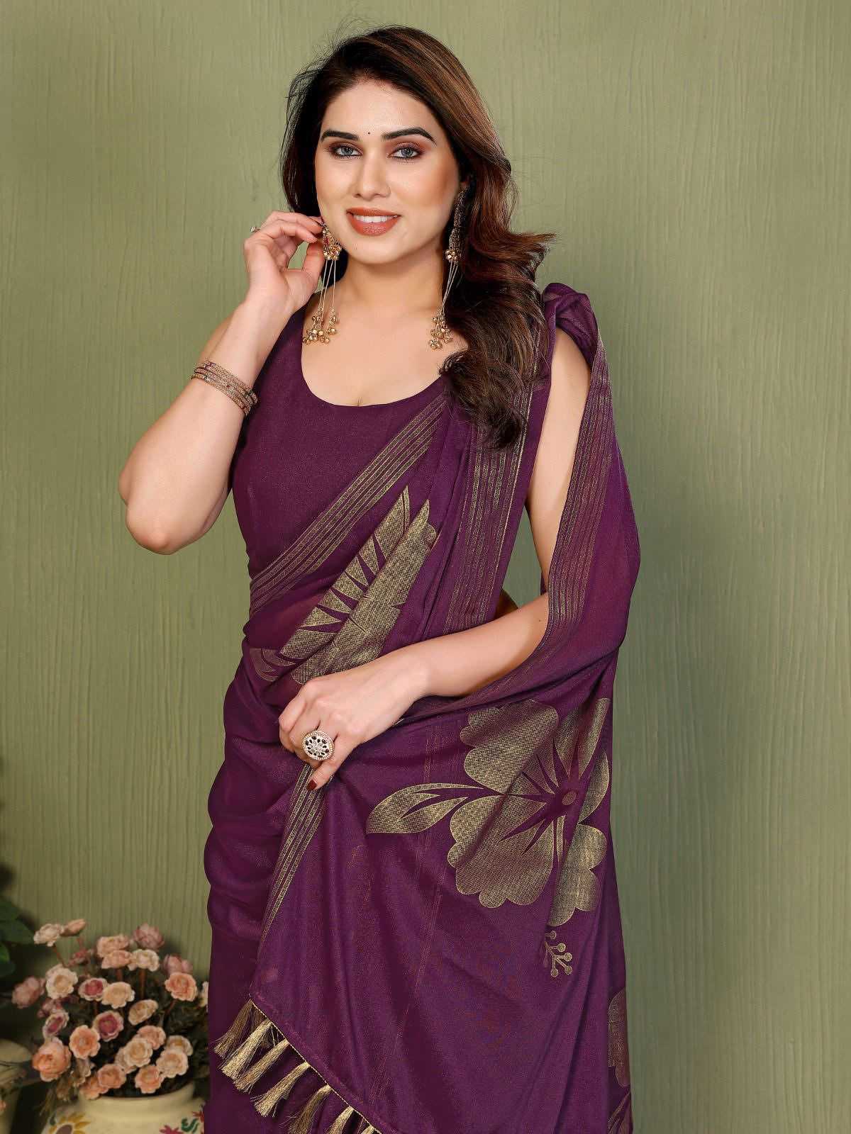 Party Wear Silk Saree