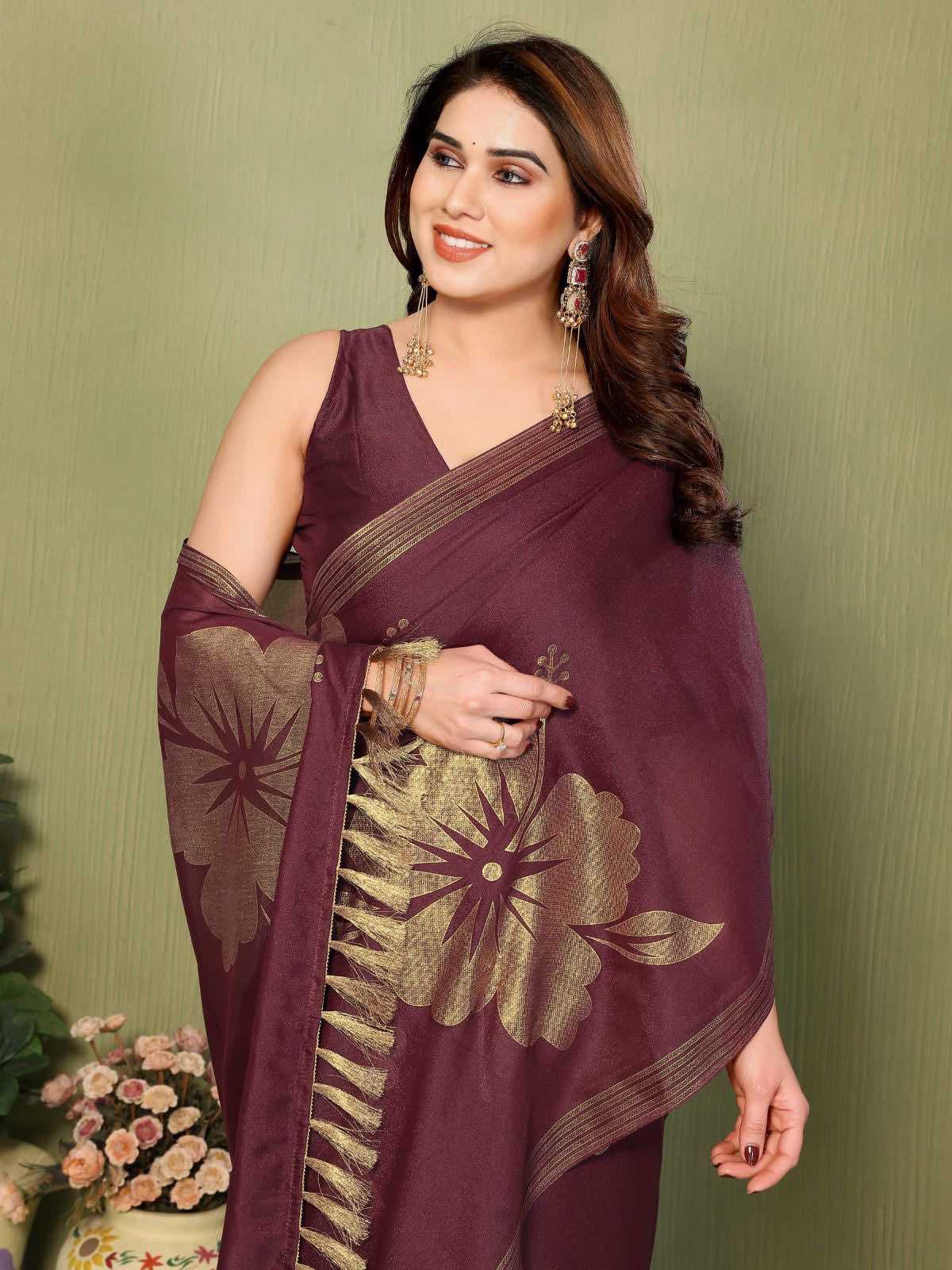 Party Wear Silk Saree