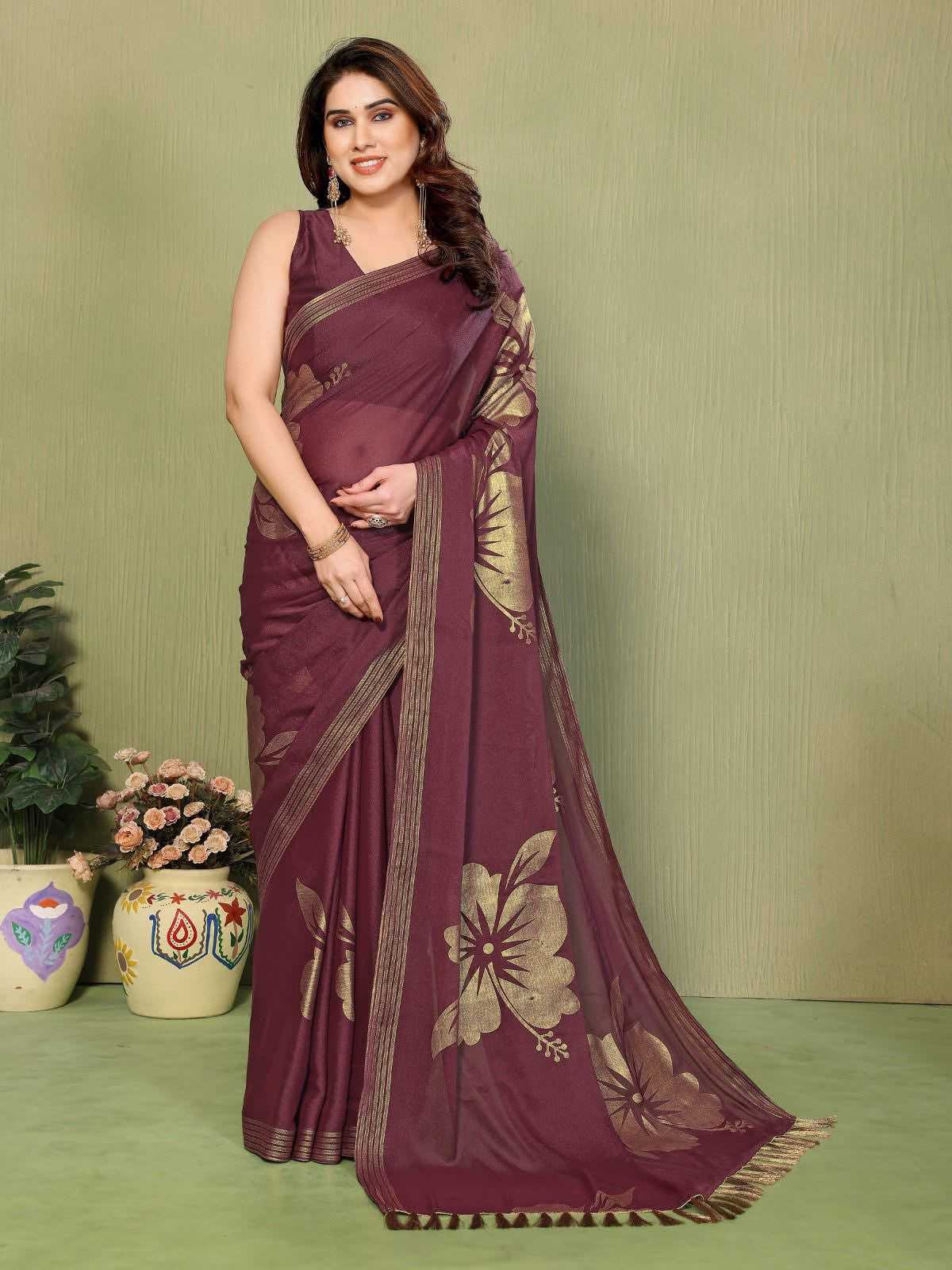 Party Wear Silk Saree