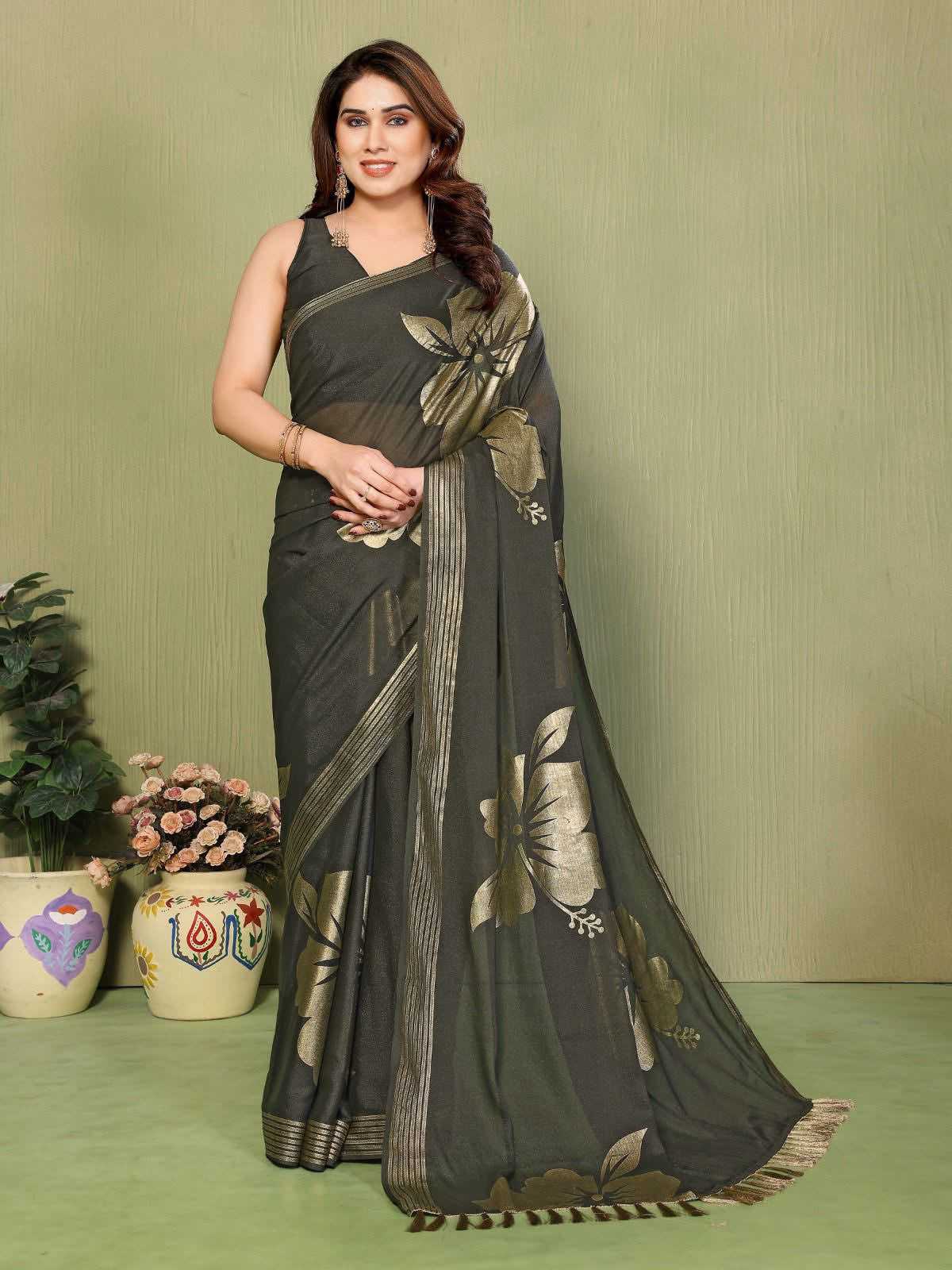 Party Wear Silk Saree