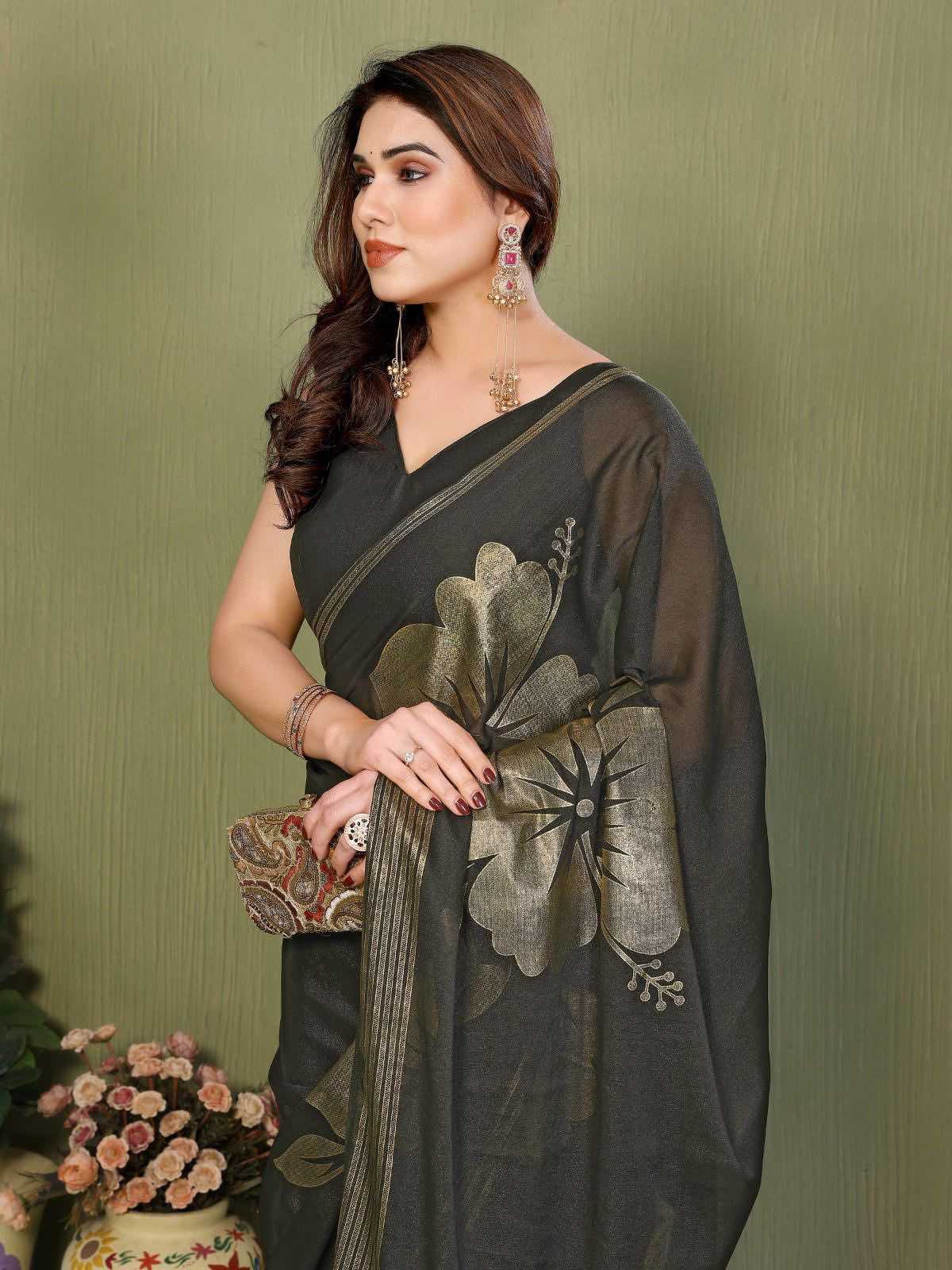 Party Wear Silk Saree