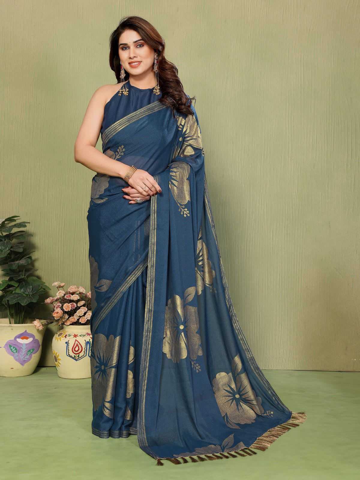 Party Wear Silk Saree