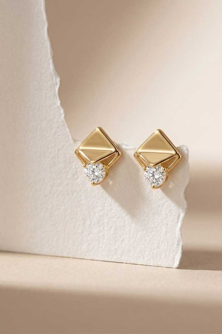 Brass Fancy Earrings