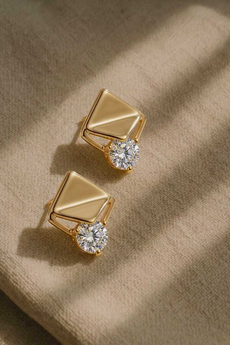 Brass Fancy Earrings