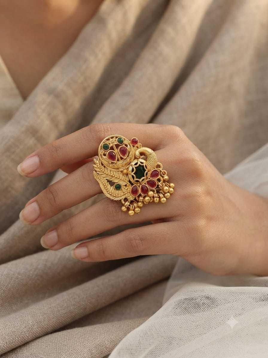 Brass Oxidized Rings