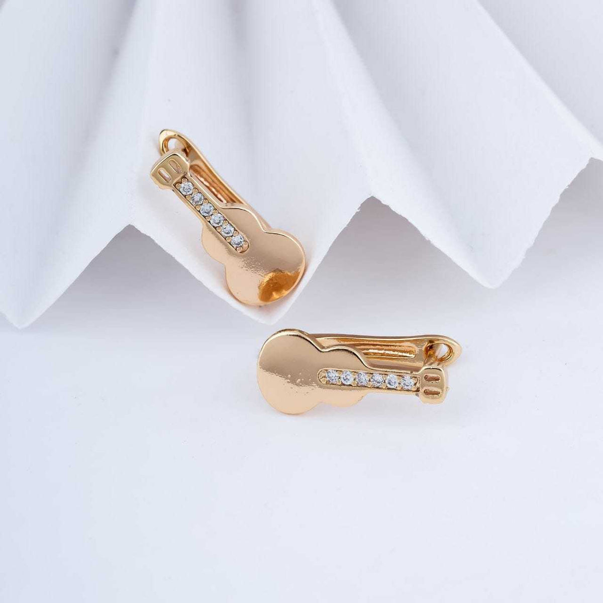 Brass Stud Earrings