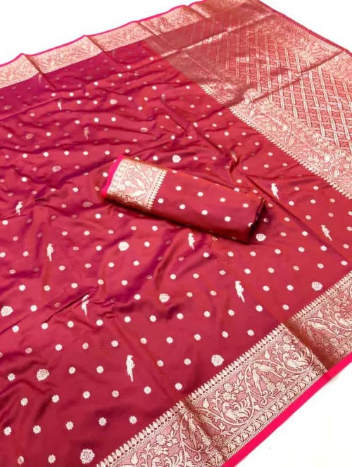 Annara Banarasi Soft Silk Designer Saree