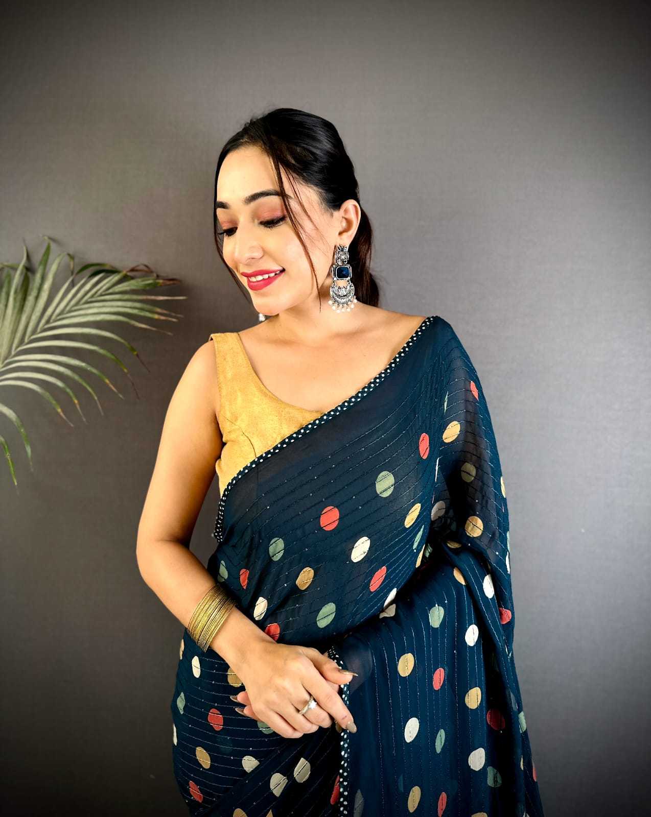 Georgette Printed Saree
